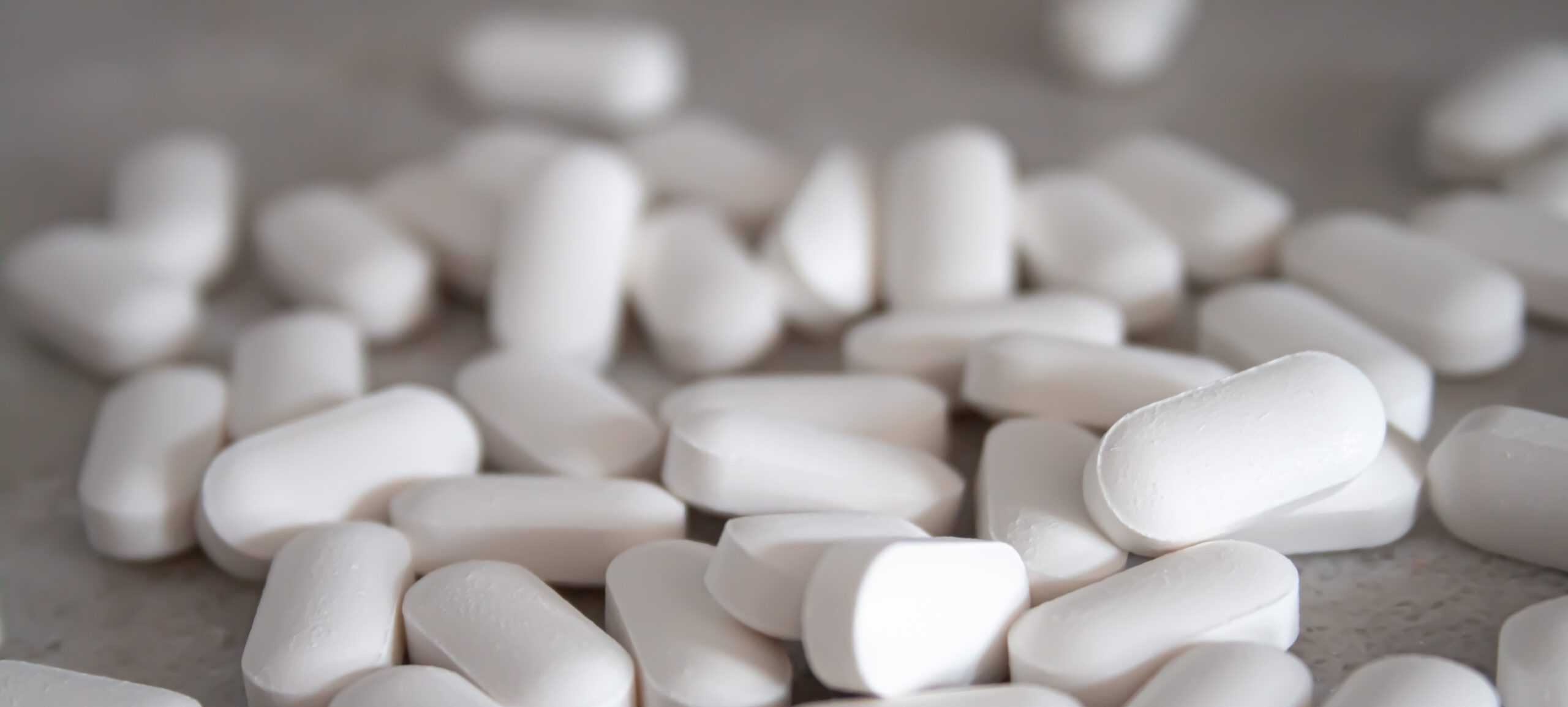 Weiße Tabletten